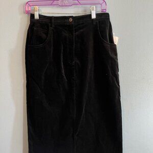 Westbound velveteen skirt
